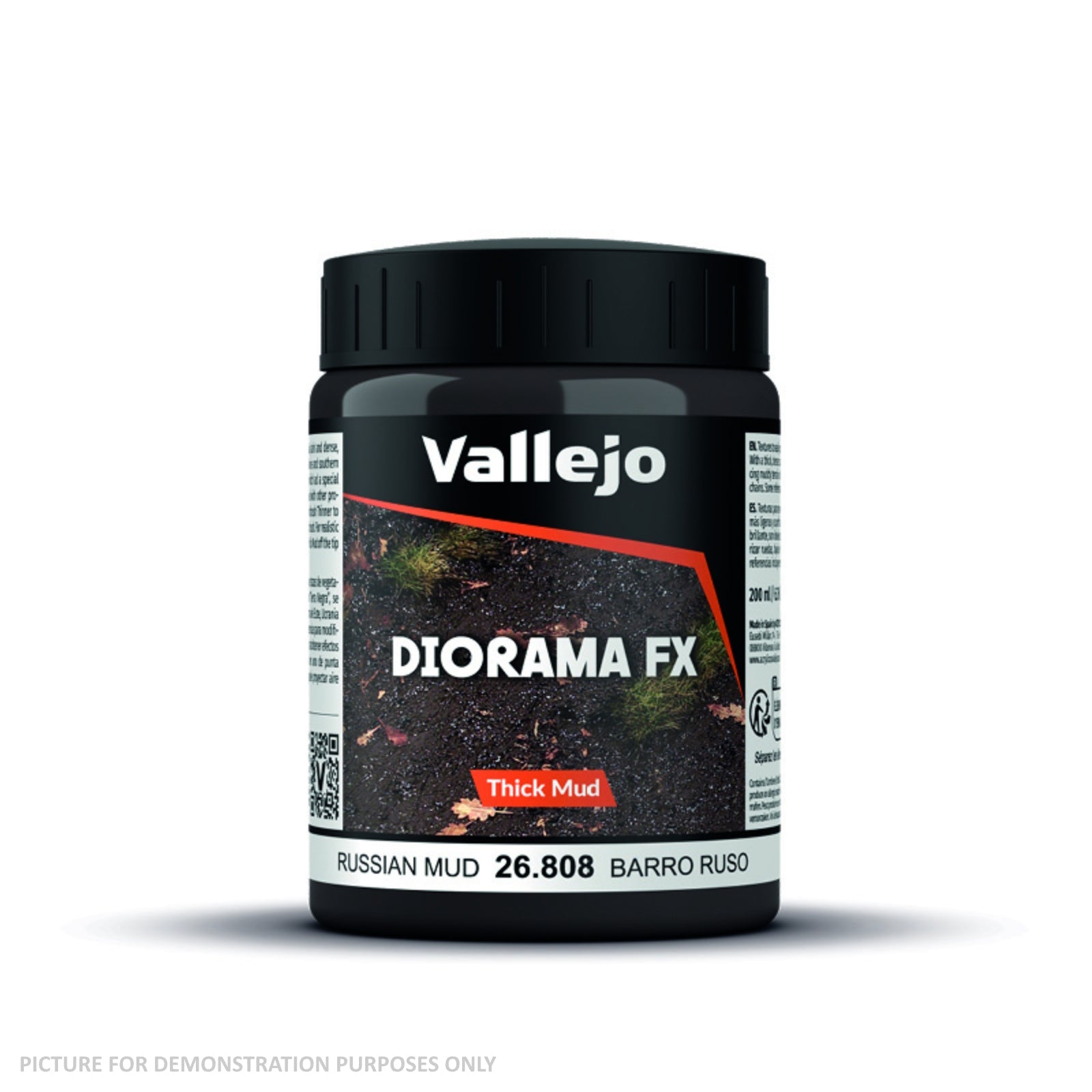 Vallejo Diorama Effects - 26.808 Thick Mud Acrylic Russian Thick Mud 200ml